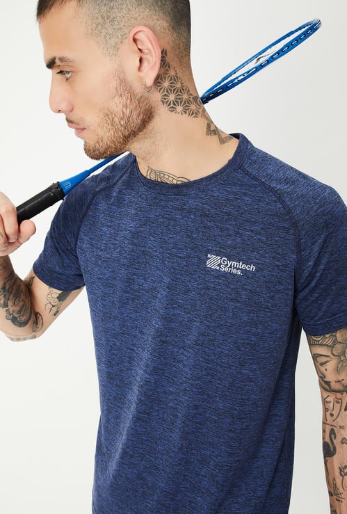 Men Textured Sports T-shirt