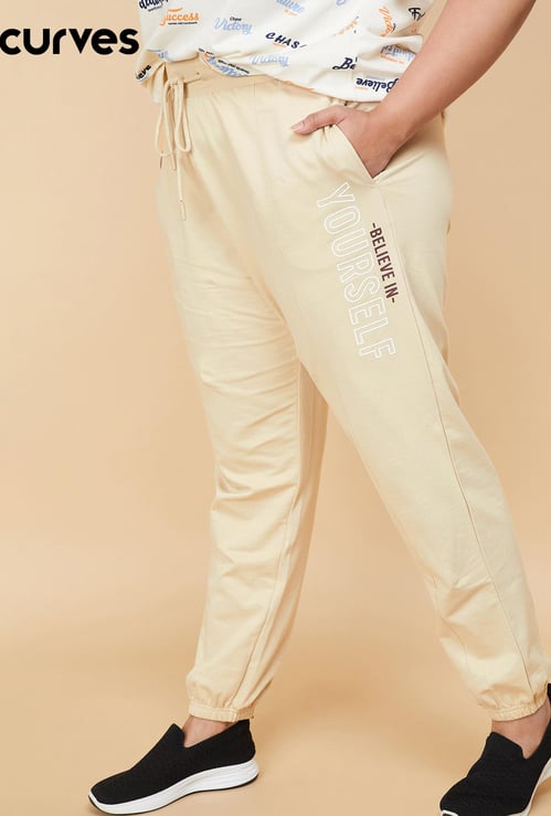 Women Typographic Printed Joggers