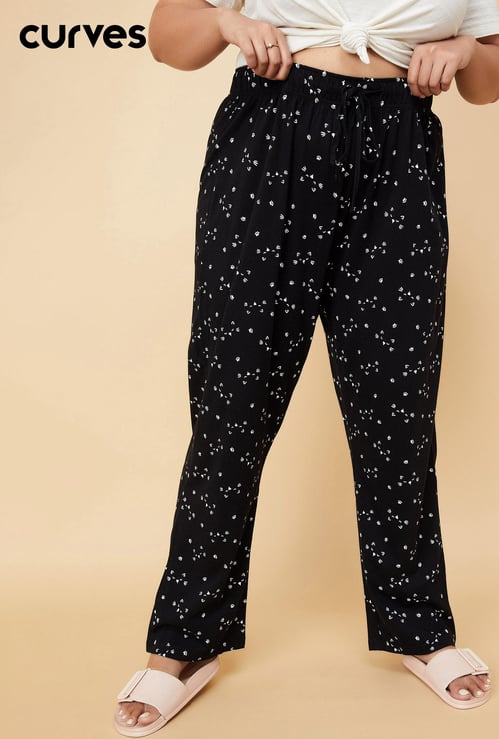 Women Printed Elasticated Pyjamas