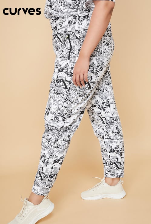 Women Printed Sports Joggers