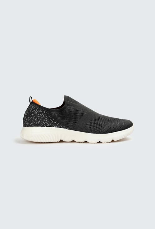 Men Knit Slip-On Sports Shoes