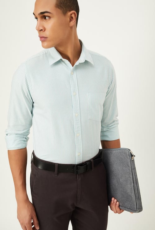 Men Striped Regular Fit Casual Shirt