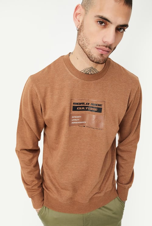 Men Typographic Printed Sweatshirt