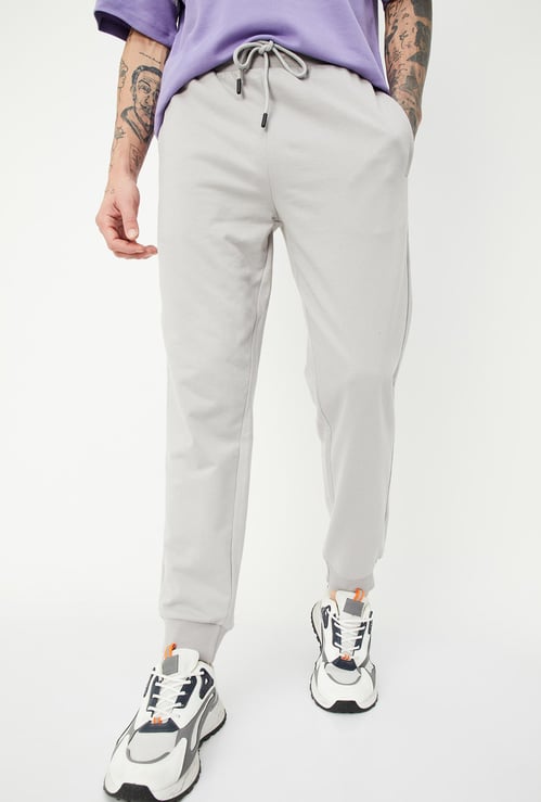 Men Solid Athleisure Joggers