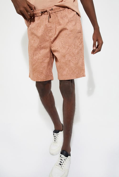 URB_N Men Slim Fit Printed Shorts