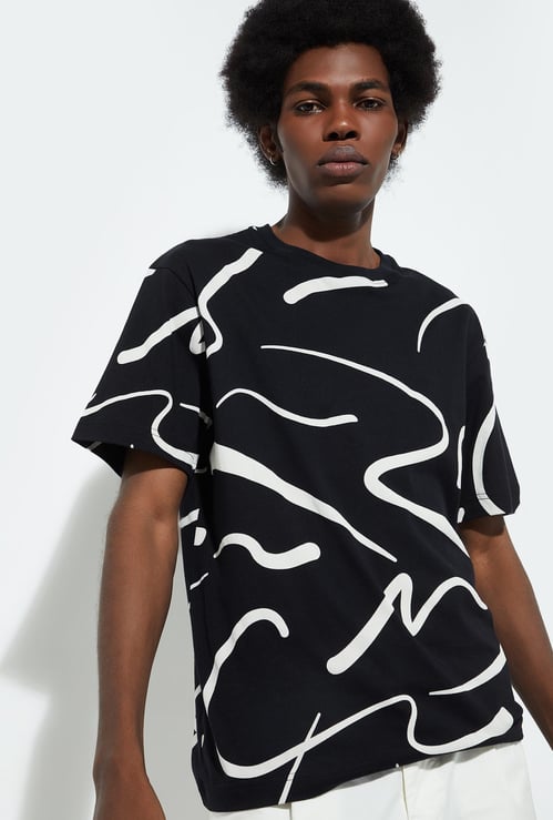 URB_N Men Regular Fit Printed T-shirt