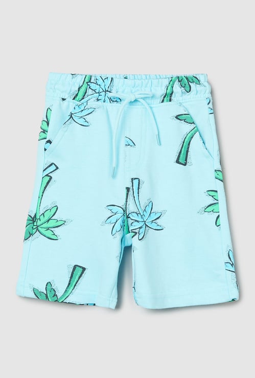 Boys Printed Knit Shorts