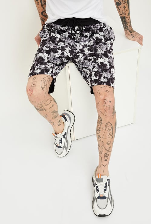 Men Printed Athleisure Shorts