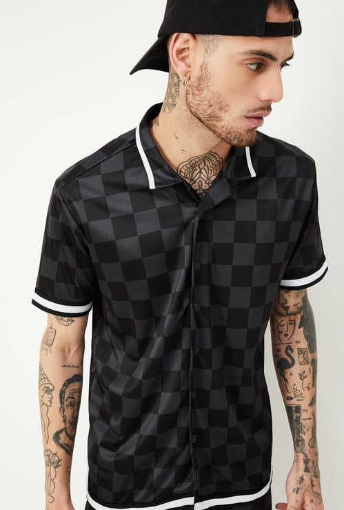 Men Checked Resort Shirt