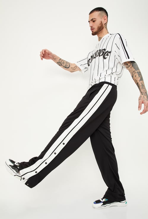 Men Side Taped Track Pants