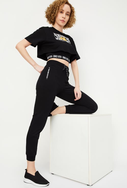 Women Solid Sport Joggers