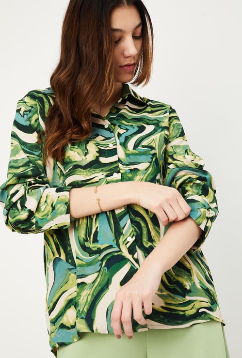 Women Abstract Printed Shirt