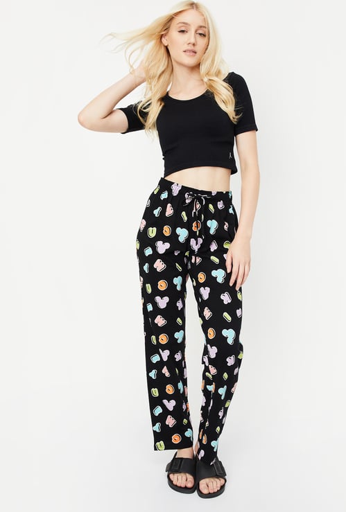 Women Printed Knit Pyjamas
