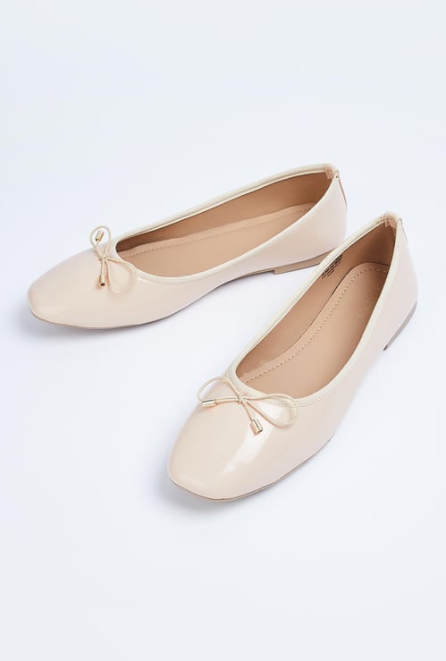 Women Bow-Detailed Ballerinas