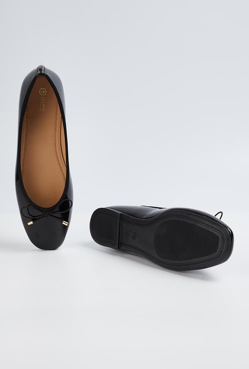 Women Bow-Detailed Ballerinas