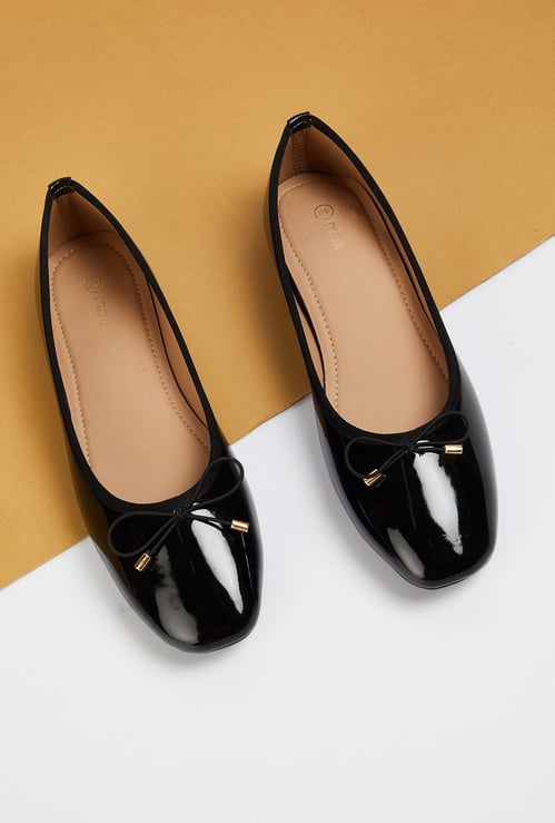 Women Bow-Detailed Ballerinas