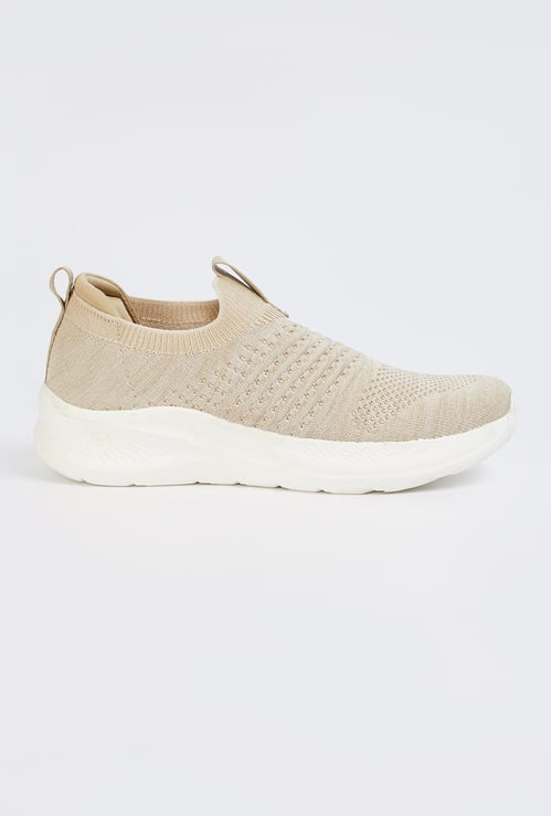 Women Knit Slip-On Sports Shoes