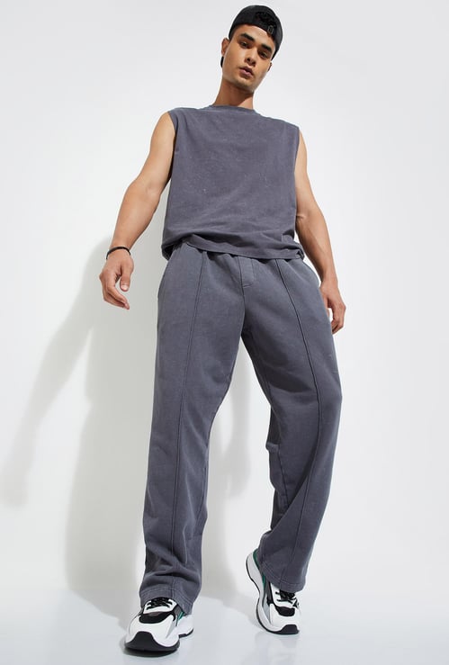 URB_N Men Solid Athleisure Track Pants