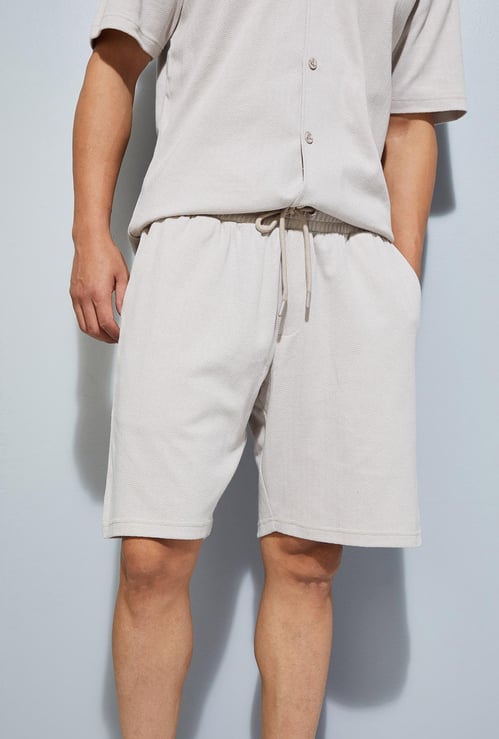 URB_N Men Regular Fit Knit Shorts