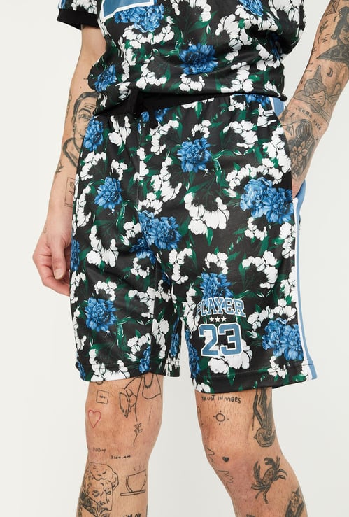 Men Printed Athleisure Shorts