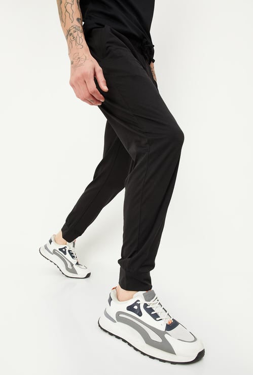 Men Solid Active Joggers