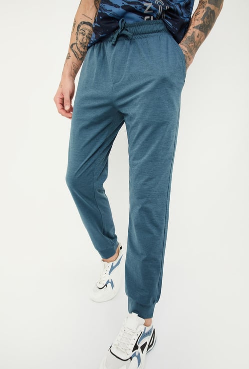 Men Solid Active Joggers