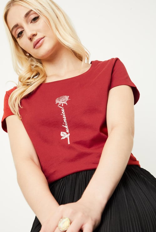 Women Graphic Printed T-shirt