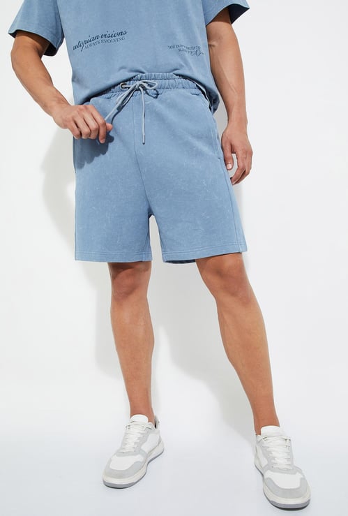 URB_N Men Solid Athleisure Shorts