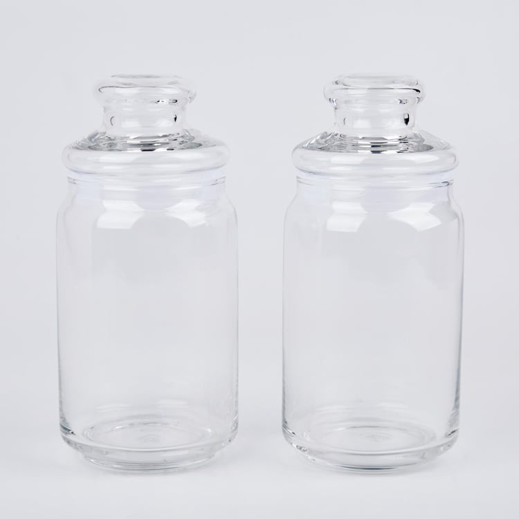 OCEAN Set of 2 Glass Pop Jars - 750ml