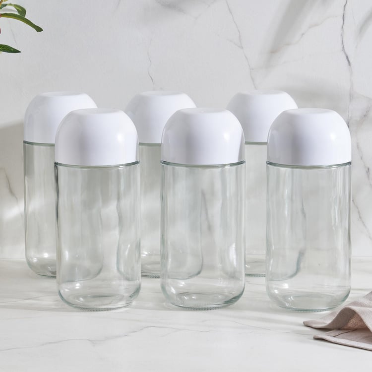 Regal Set of 6 Glass Storage Jars - 800 ml