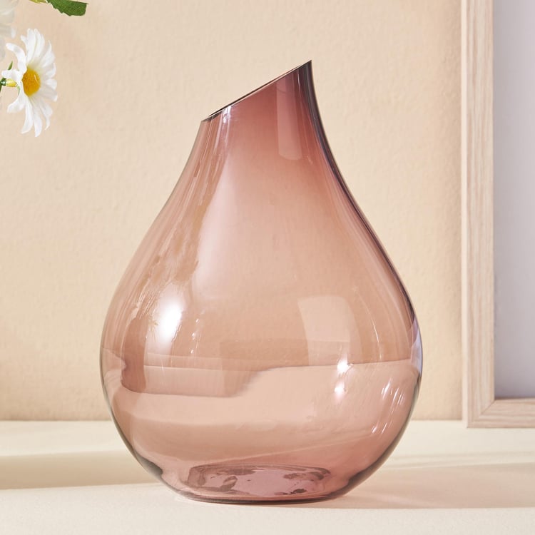 Eadric Glass Cut Vase