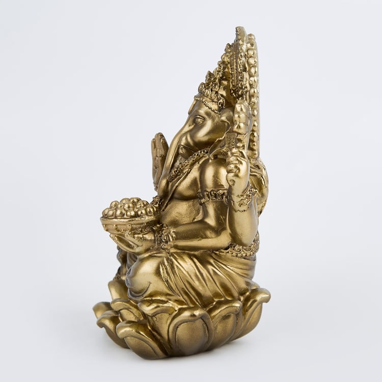 Tranquil Polyresin Ganesha Figurine