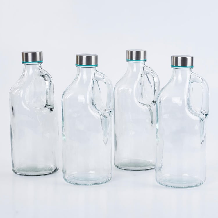 Marley Orlanto Set of 4 Glass Bottles - 1L