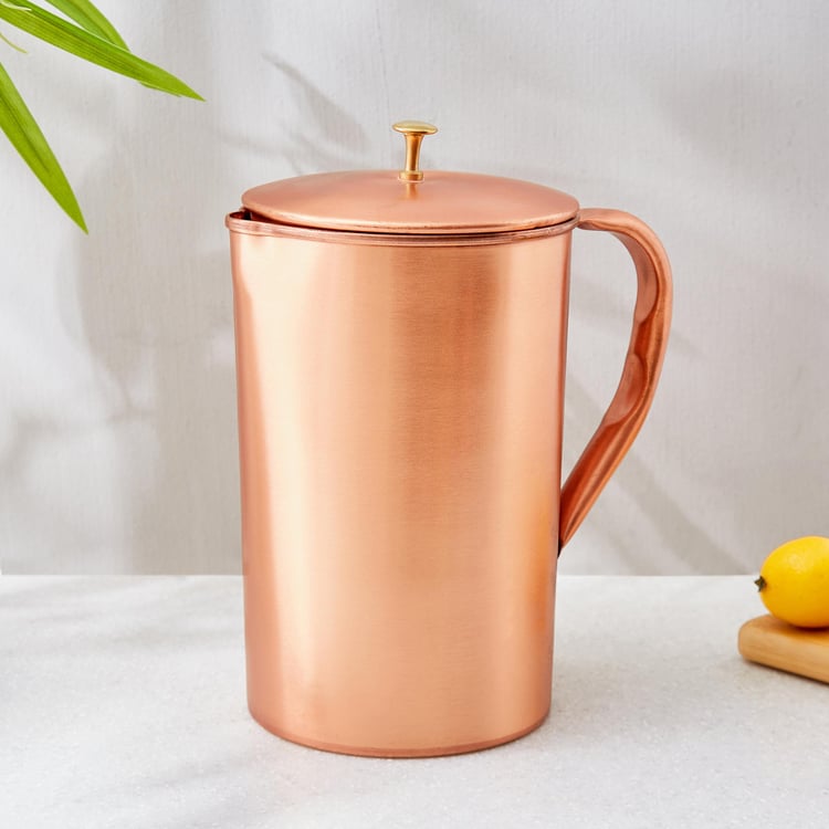 Healthy Living Copper Water Jug - 2L