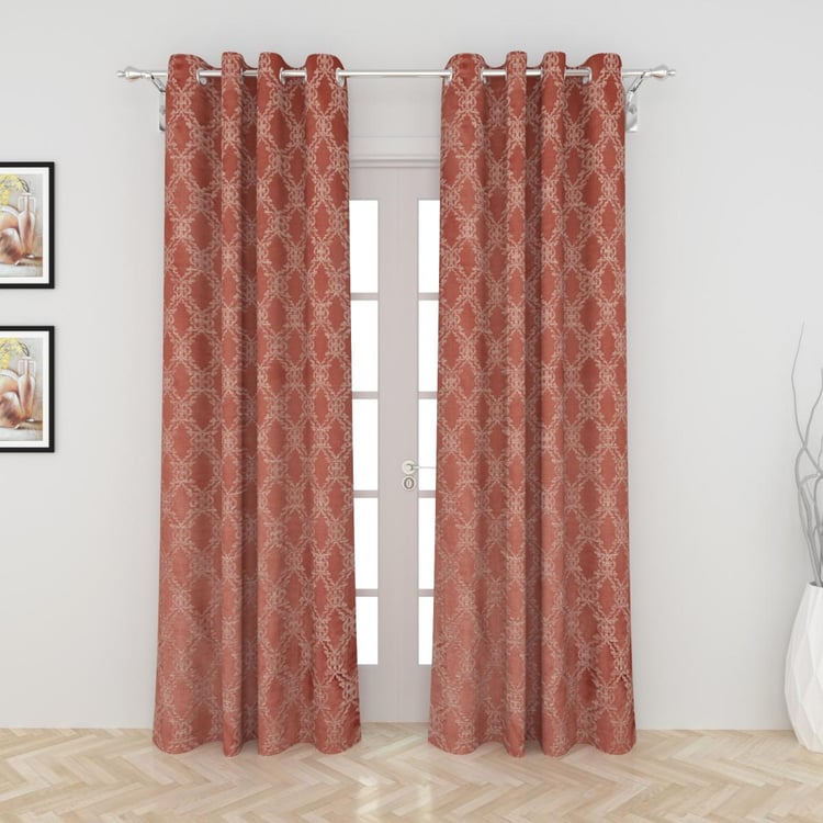 My Room Set of 2 Printed Blackout Door Curtains