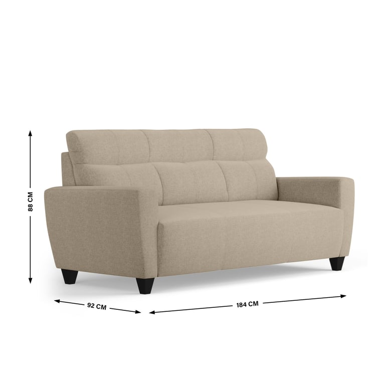 Helios Emily Fabric 3-Seater Sofa - Customized Furniture