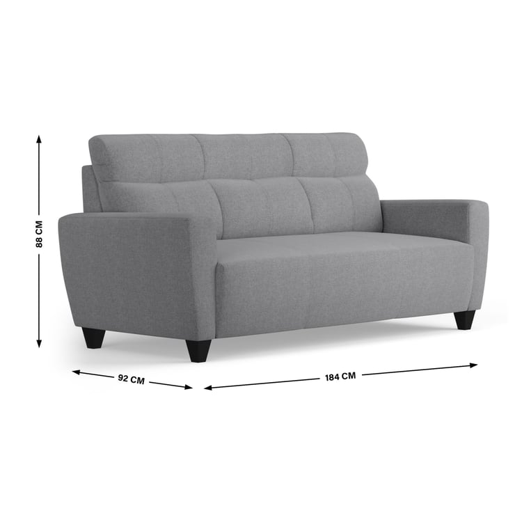 Helios Emily Fabric 3-Seater Sofa - Customized Furniture