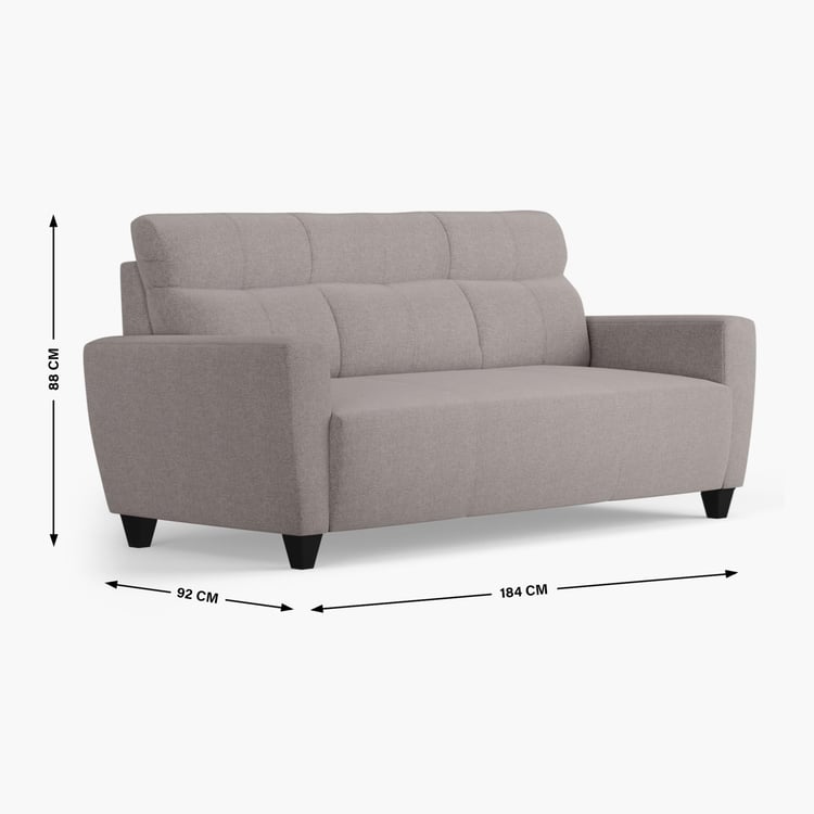 Helios Emily Fabric 3-Seater Sofa - Customized Furniture