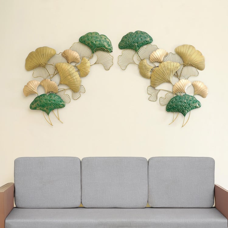 VEDAS Luv Metal Ginko Wall Art