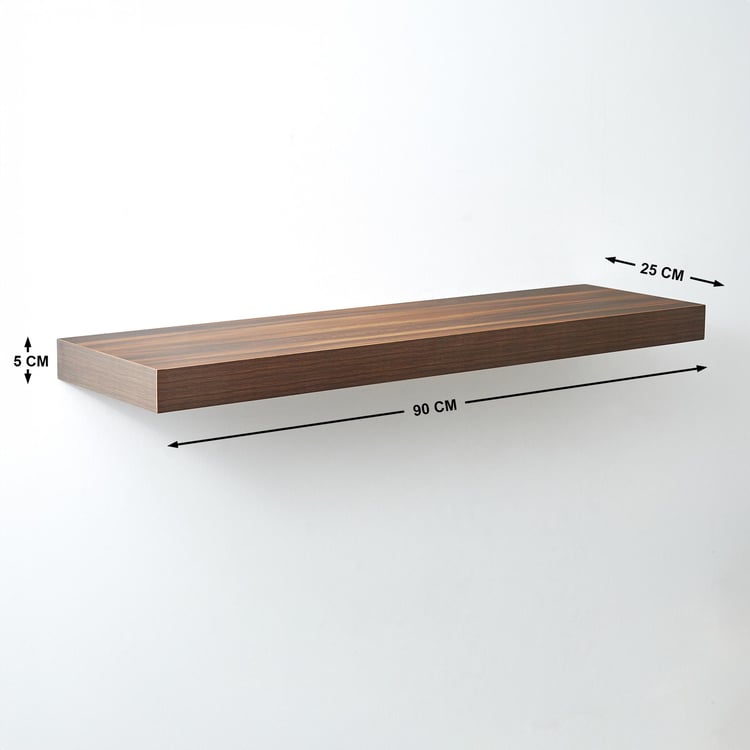 Chicago NXT Floating Wall Shelf - Brown