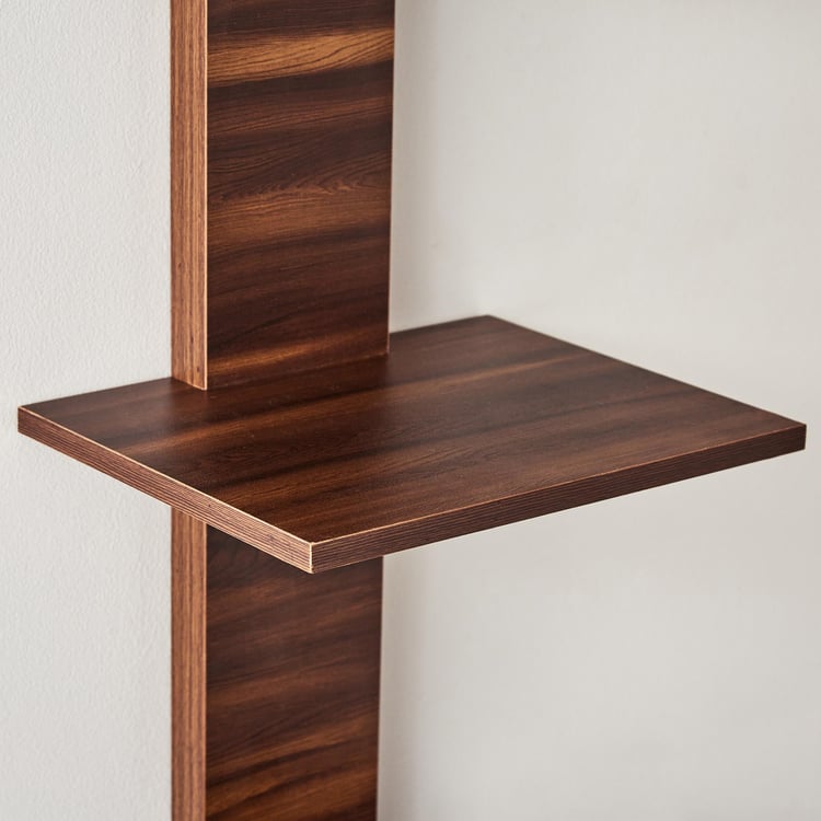 Agnes NXT Cantilevered Wall Shelf - Brown