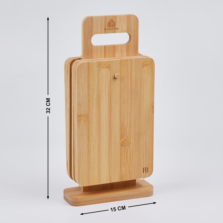 Chef Special Boffin 7Pcs Bamboo Chopping Board Set