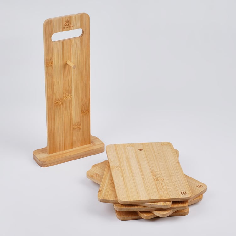 Chef Special Boffin 7Pcs Bamboo Chopping Board Set