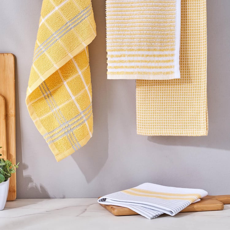 Colour Refresh Set of 4 Cotton Dish Towels