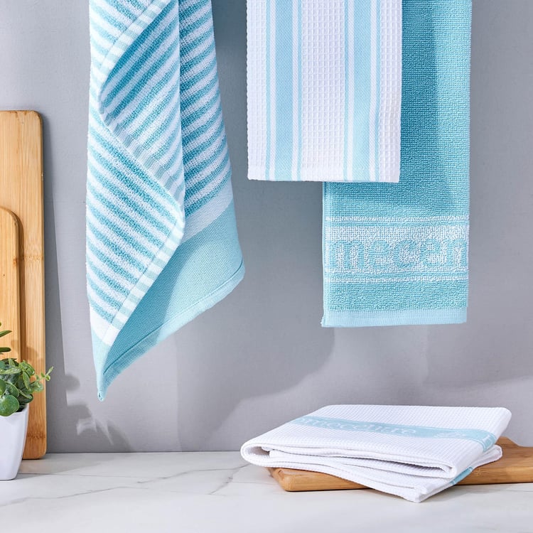 Colour Refresh Set of 4 Cotton Kitchen Towels