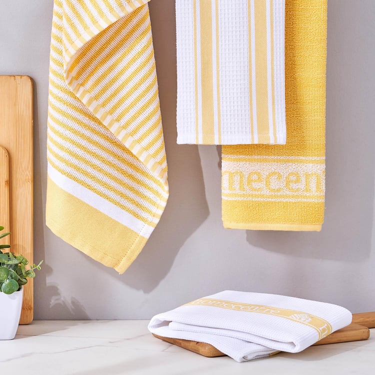 Colour Refresh Set of 4 Cotton Kitchen Towels