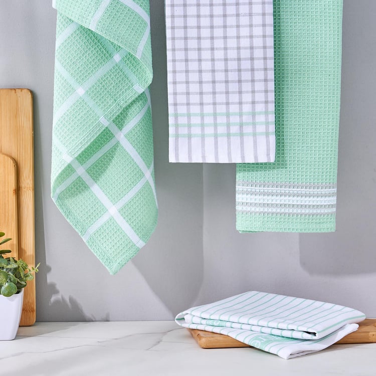 Colour Refresh Set of 4 Cotton Kitchen Towels