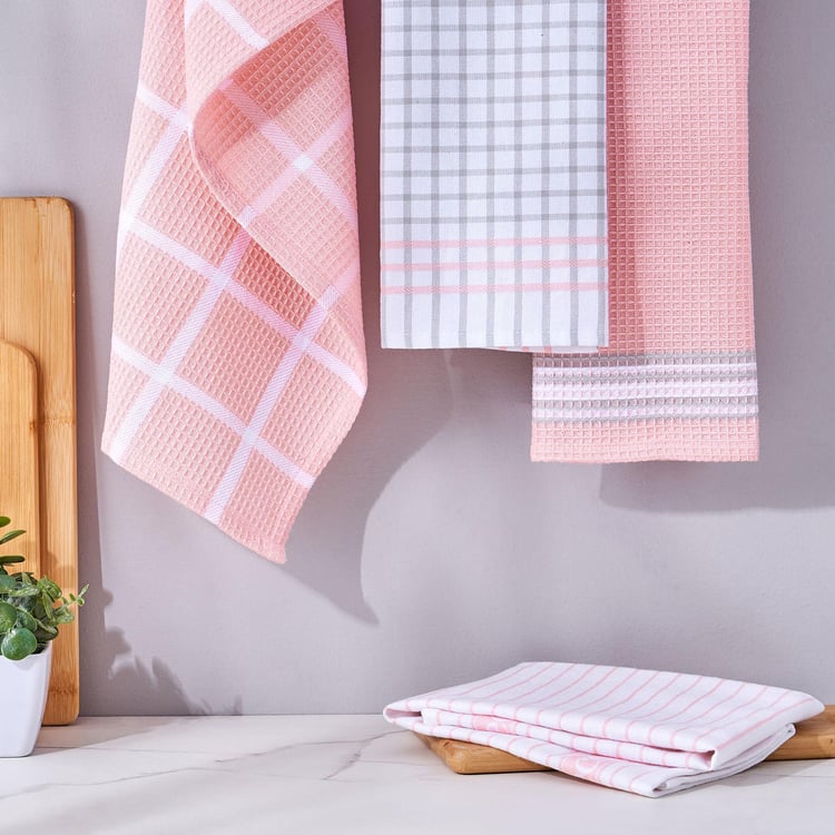 Colour Refresh Set of 4 Cotton Kitchen Towels