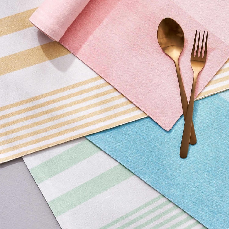 Colour Refresh Cotton Woven Reversible Placemat