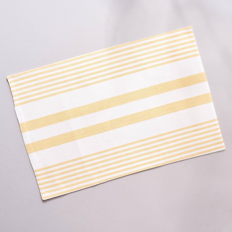 Colour Refresh Cotton Striped Reversible Placemat